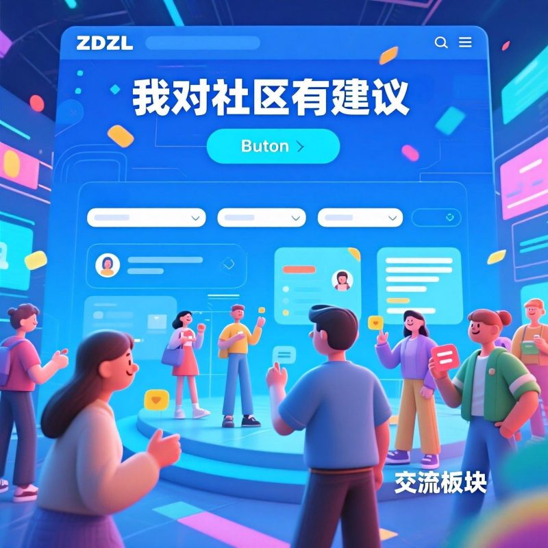 我对社区有建议